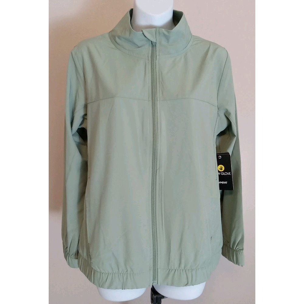 body glove Women‎ Full Zip Sage Green  Lightweight Nylon Casual Jacket Size M